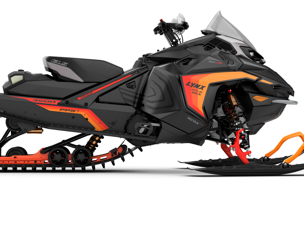 Lynx Rave GLS snowmobile Radien2 side view