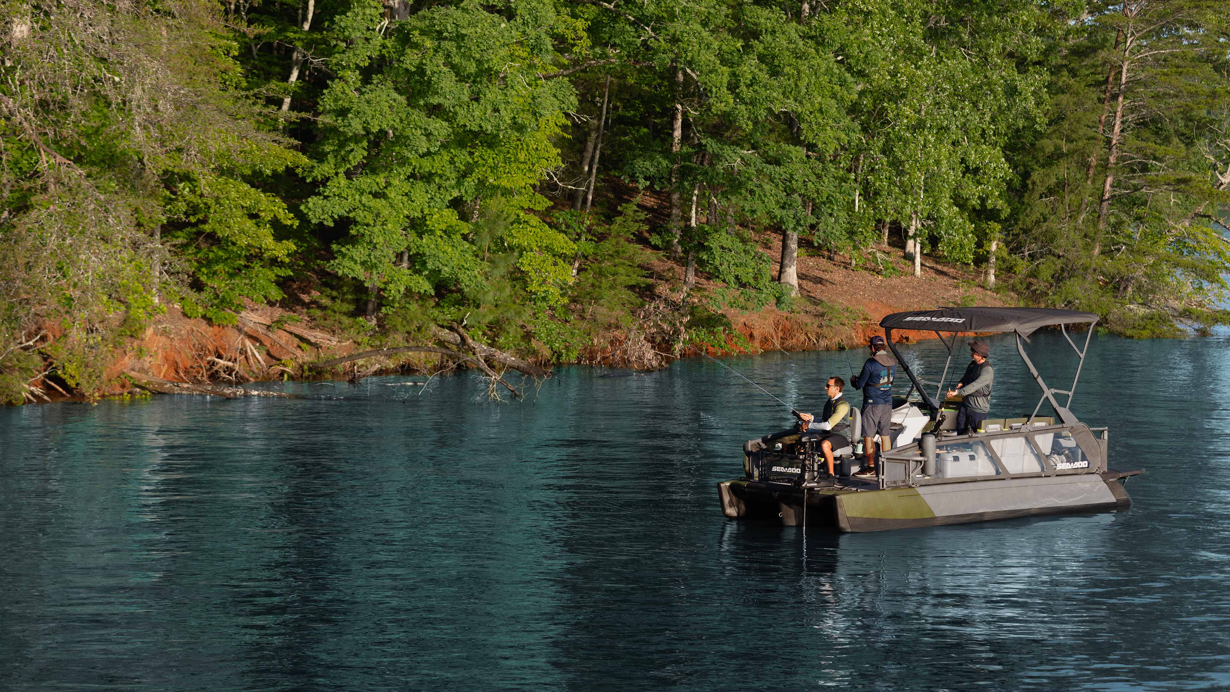 Sport Fishing Pontoon Boats - Sea-Doo