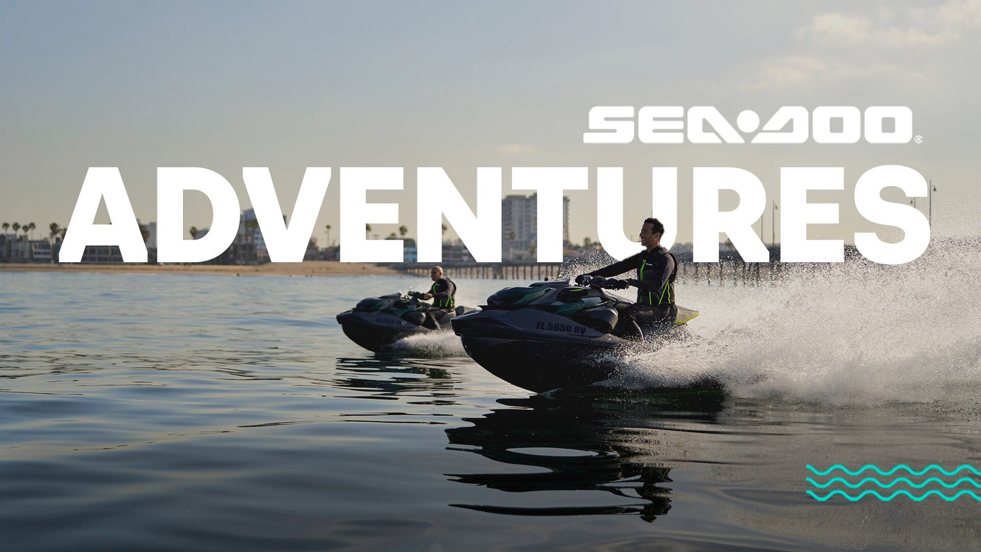 Man riding on his Sea-doo personal watercraft