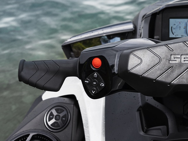 iDF pump system on Sea-Doo handlebar