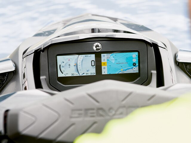 7.8-inch wide LCD Display on Sea-Doo