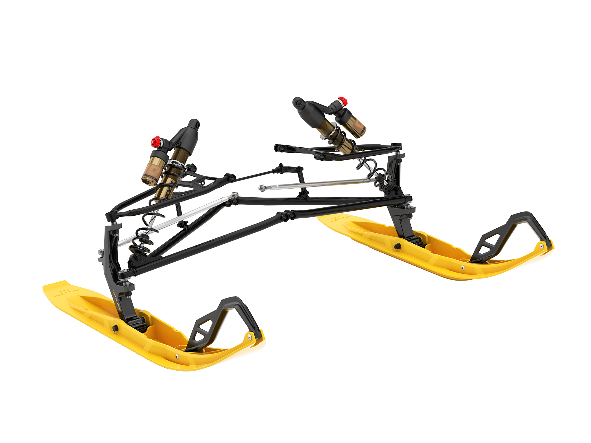 RAS RX Front suspension of the 2025 Ski-Doo MXZ snowmobile