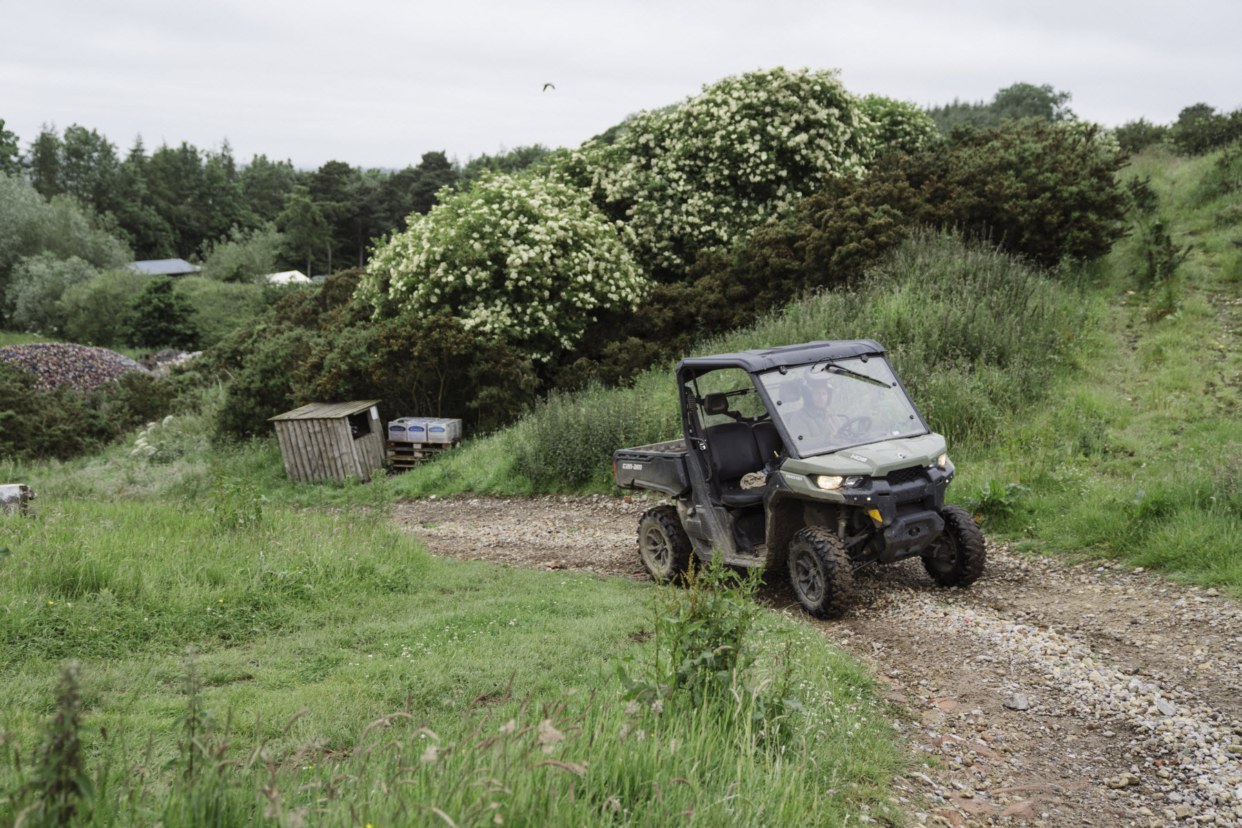 Can-Am Traxter trail riding