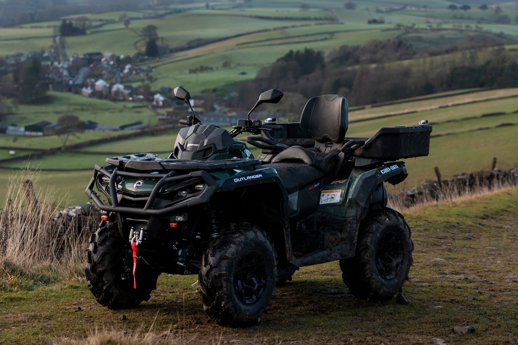 Can-Am Outlander in a field 