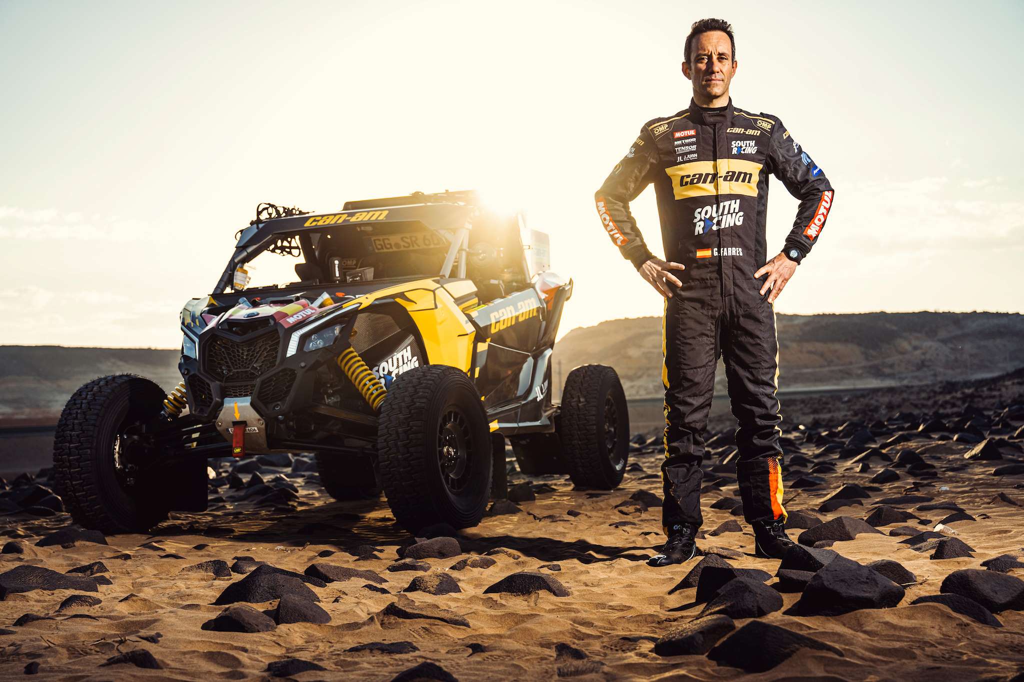 Gerard Farres and his Can-Am maverick