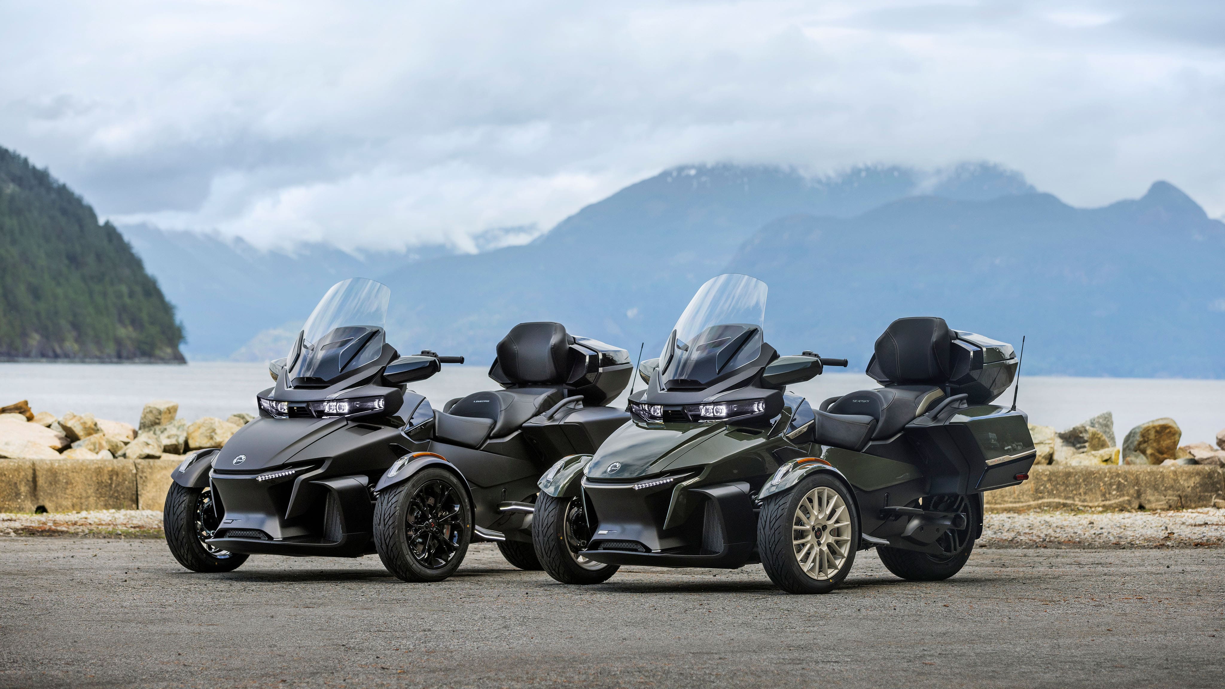 2023er Can-Am Spyder RT auf der Straße