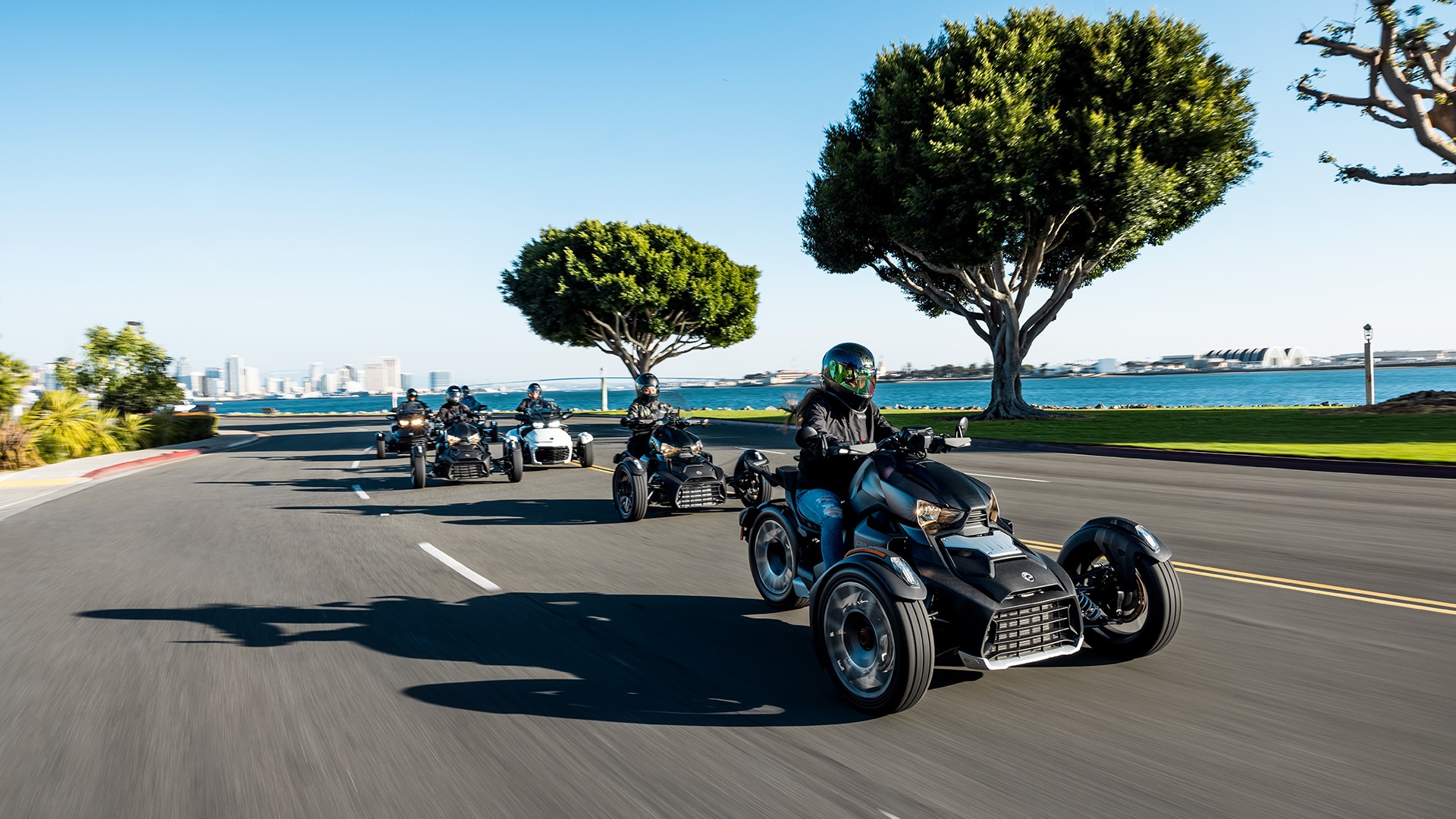 Woman riding a Can-Am Ryker