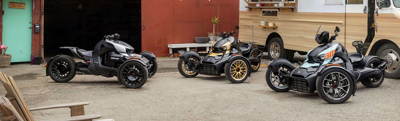 a man riding Can-Am Ryker 2022