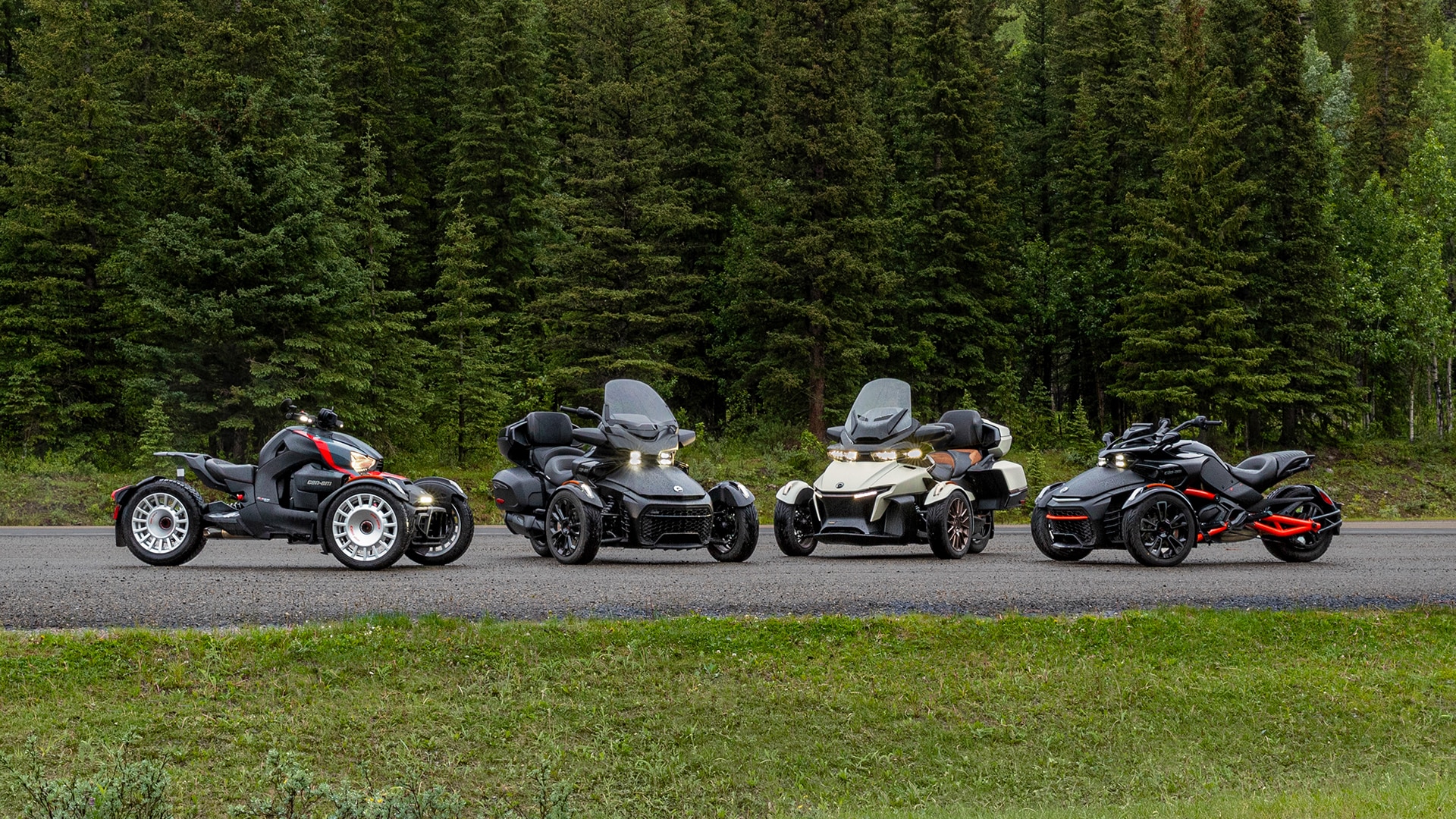 2024 3-wheel Can-Am On-Road lineup