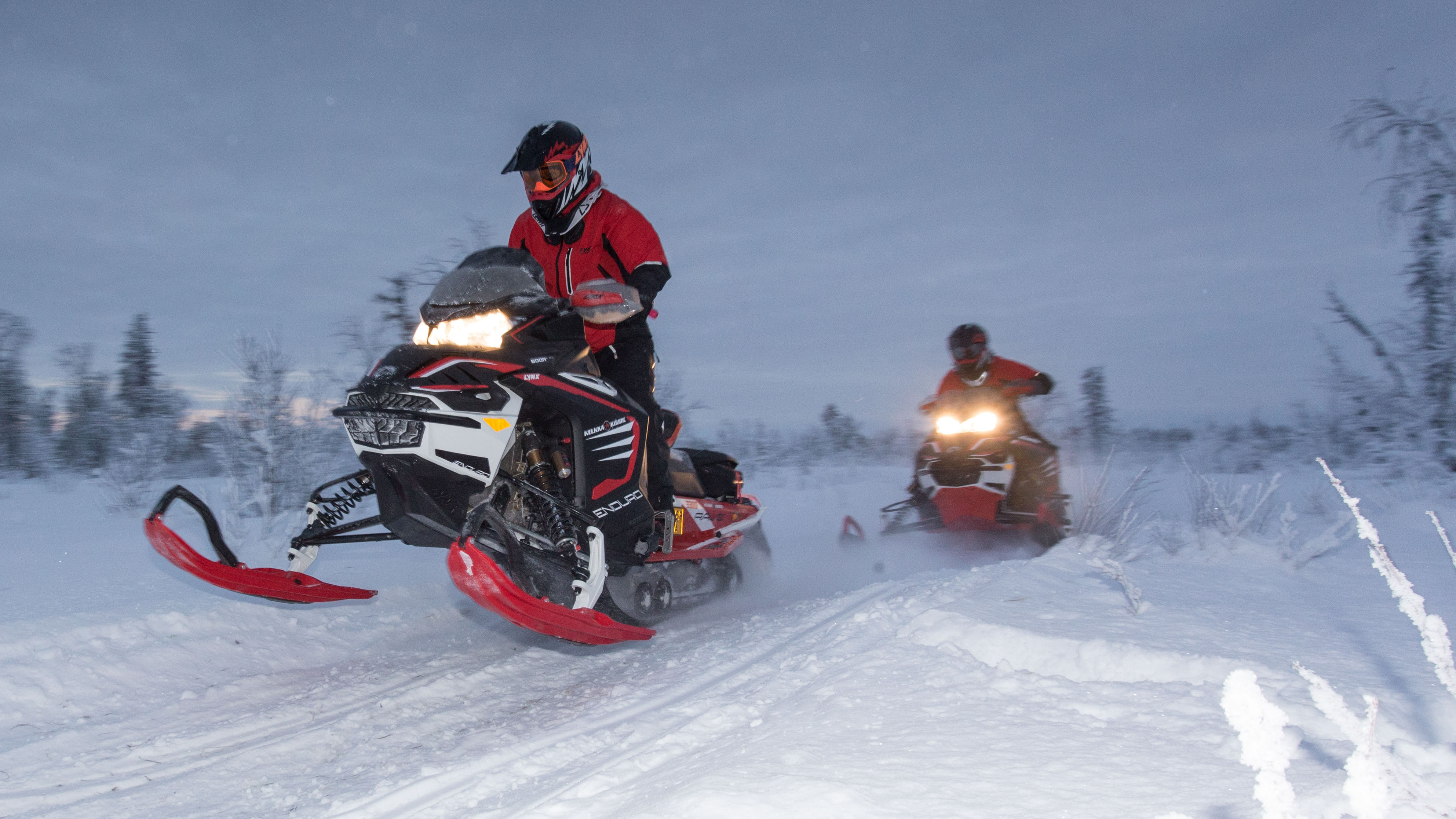 Preparing for the racing season 2021 in Finnish Lapland.