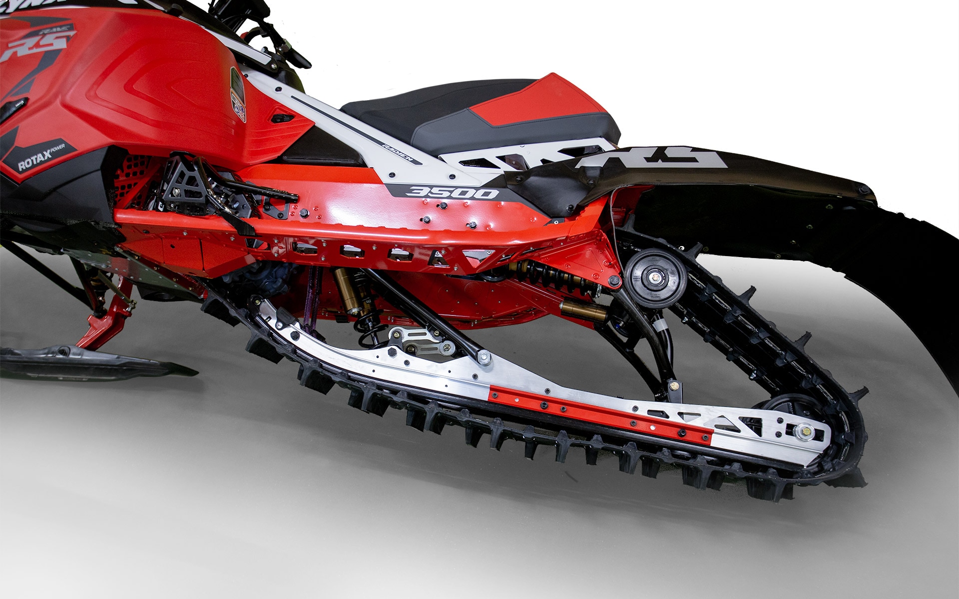 Sideview view of the PPS2-3500-R rear suspension