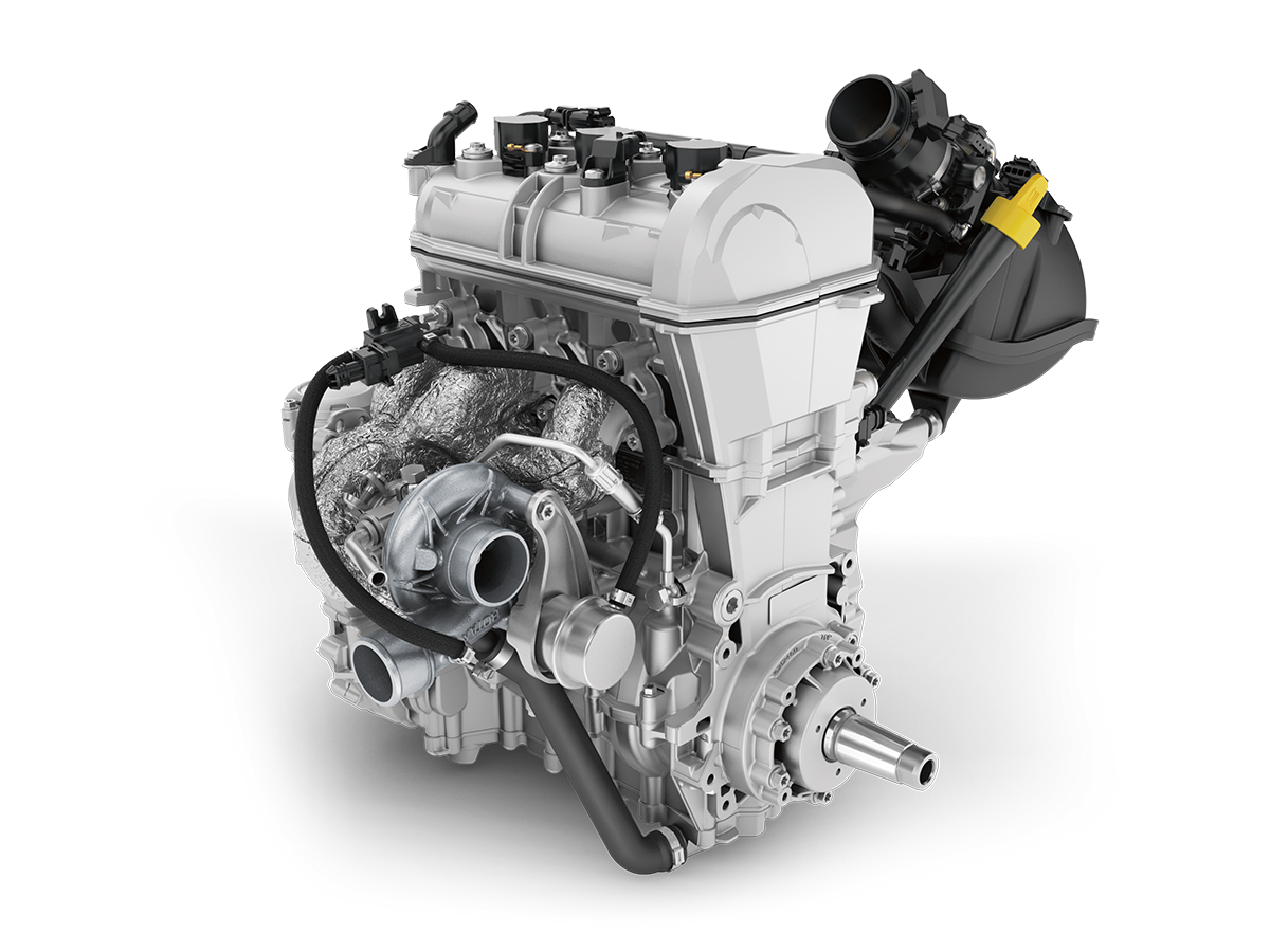 Lynx kar motosikletleri için Rotax 900 ACE Turbo Motor