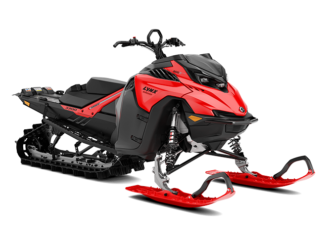 Lynx Shredder 3700 600R E-TEC red snowmobile