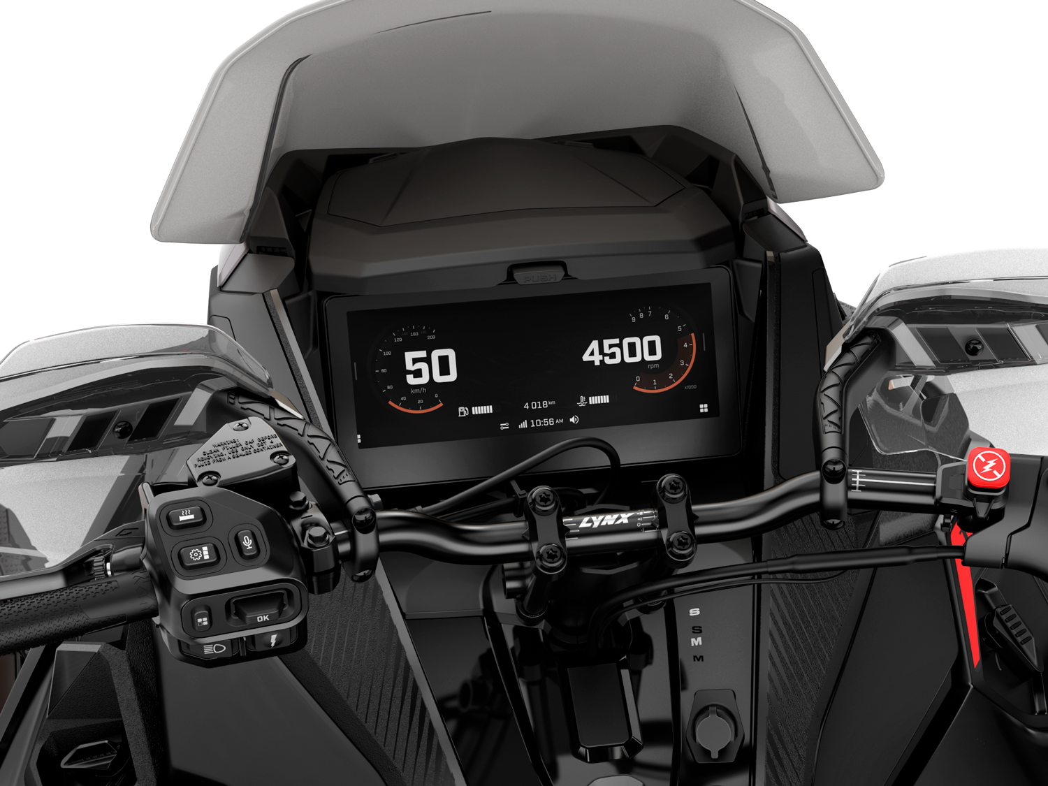 Lynx 10.25 touchscreen display