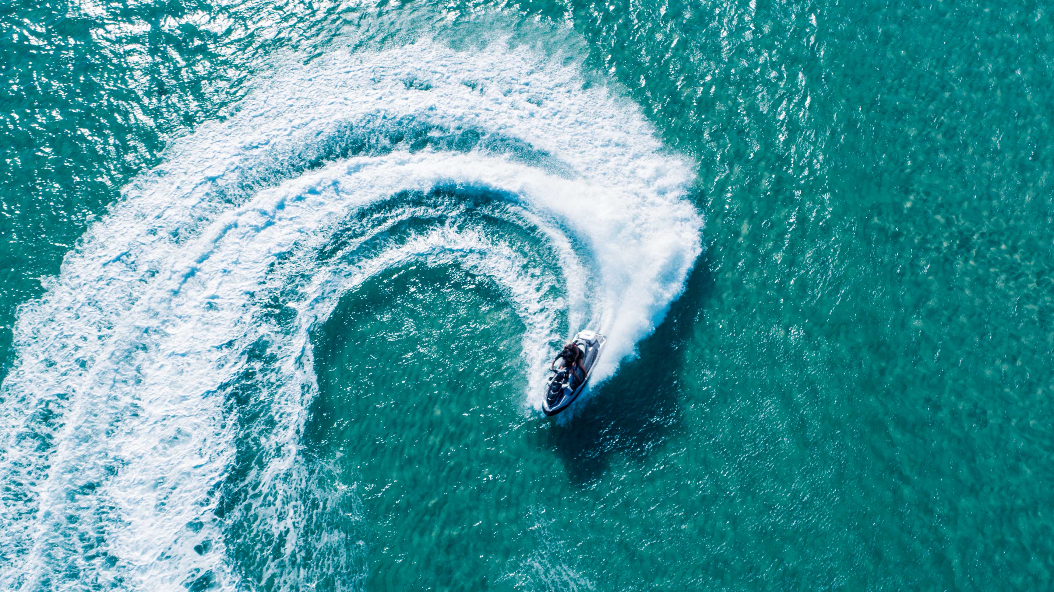 Man riding his Sea-Doo GTX Limited