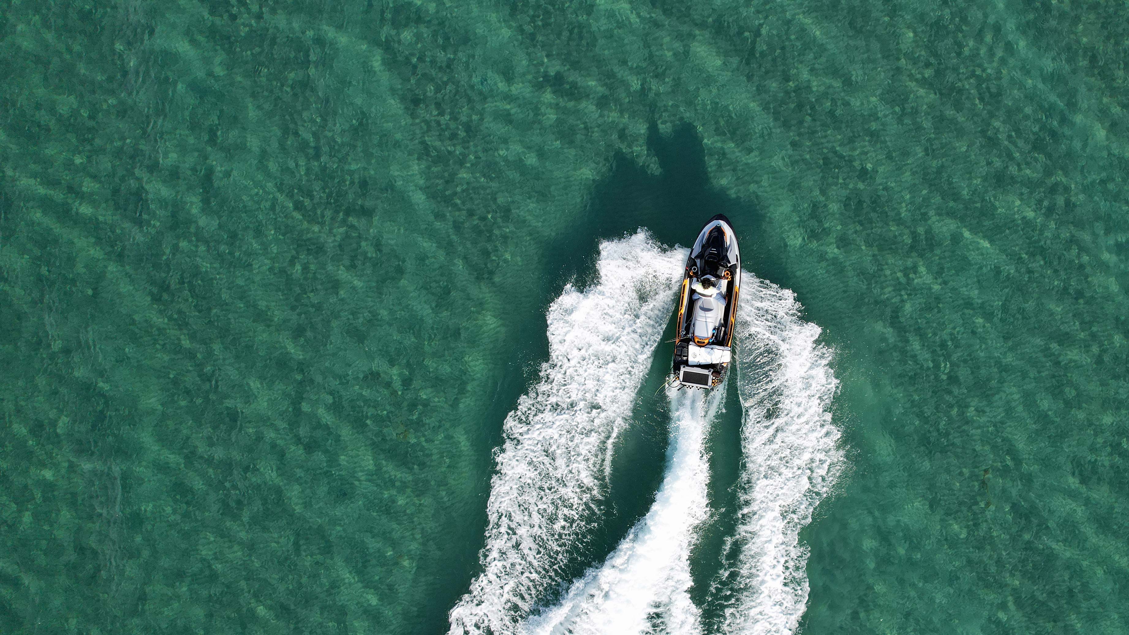 Man jumping a wave with his Sea-Doo Spark Trixx