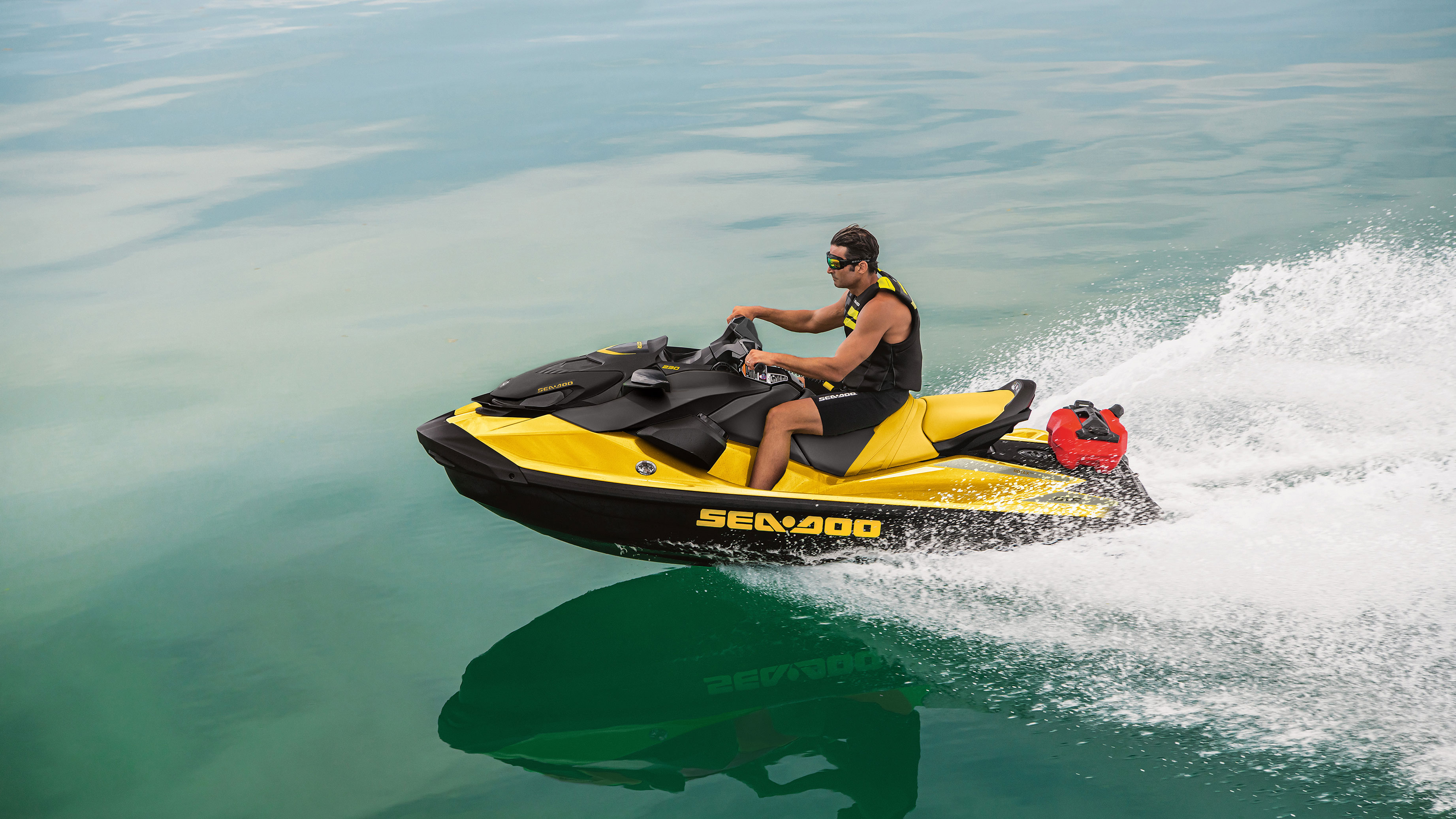 Sea-Doo GTR 2022 with Fuel Caddy in the water
