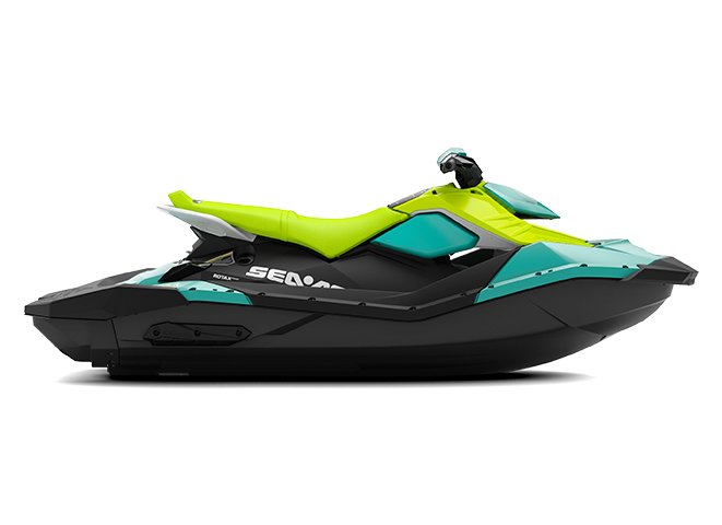 Bočný pohľad na Sea-Doo Spark 3up 2022