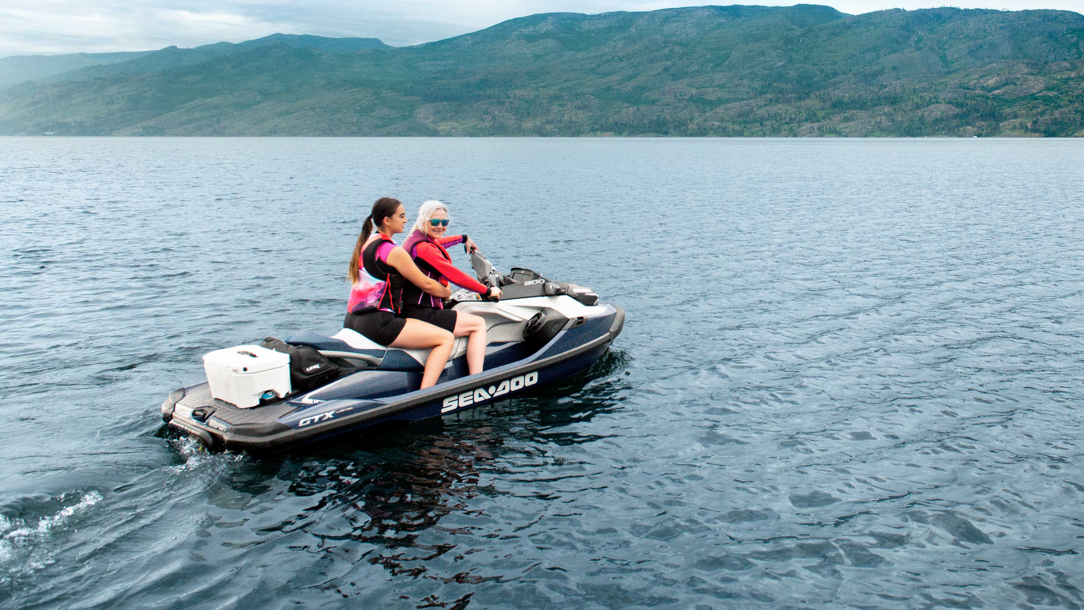 A mom and her daughter on the GTX Limited