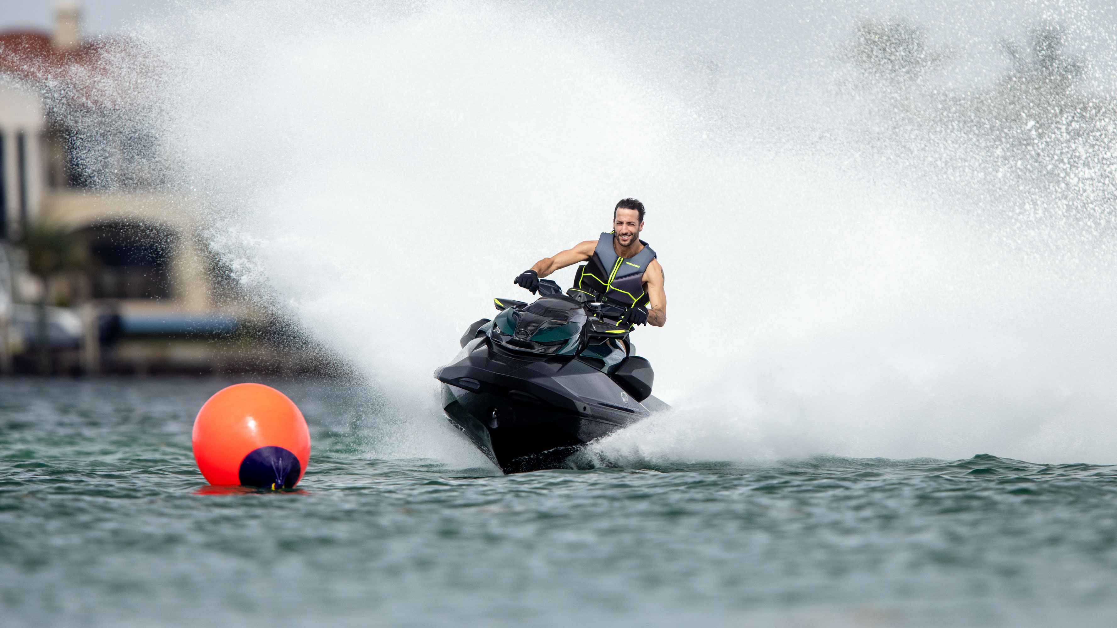 Man riding a Sea-Doo Personal Watercraft