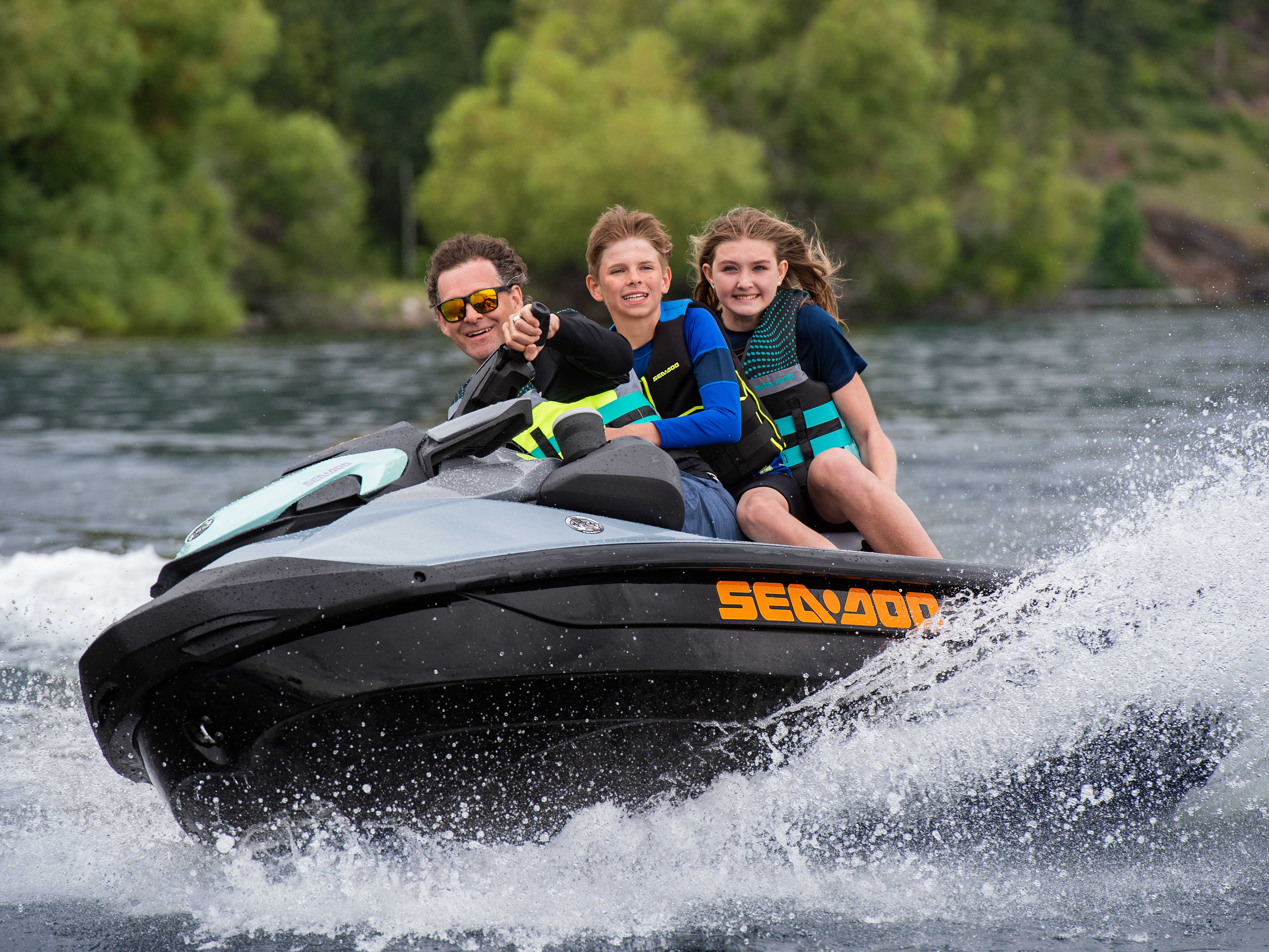 Man riding a Sea-Doo Personal Watercraft