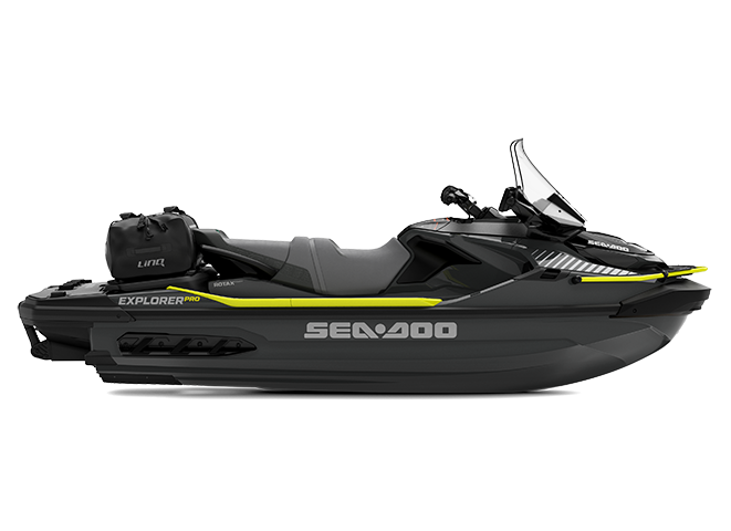 Sea-Doo Explorer Pro 170 without sound system MY23 - Iceland Grey - Side view