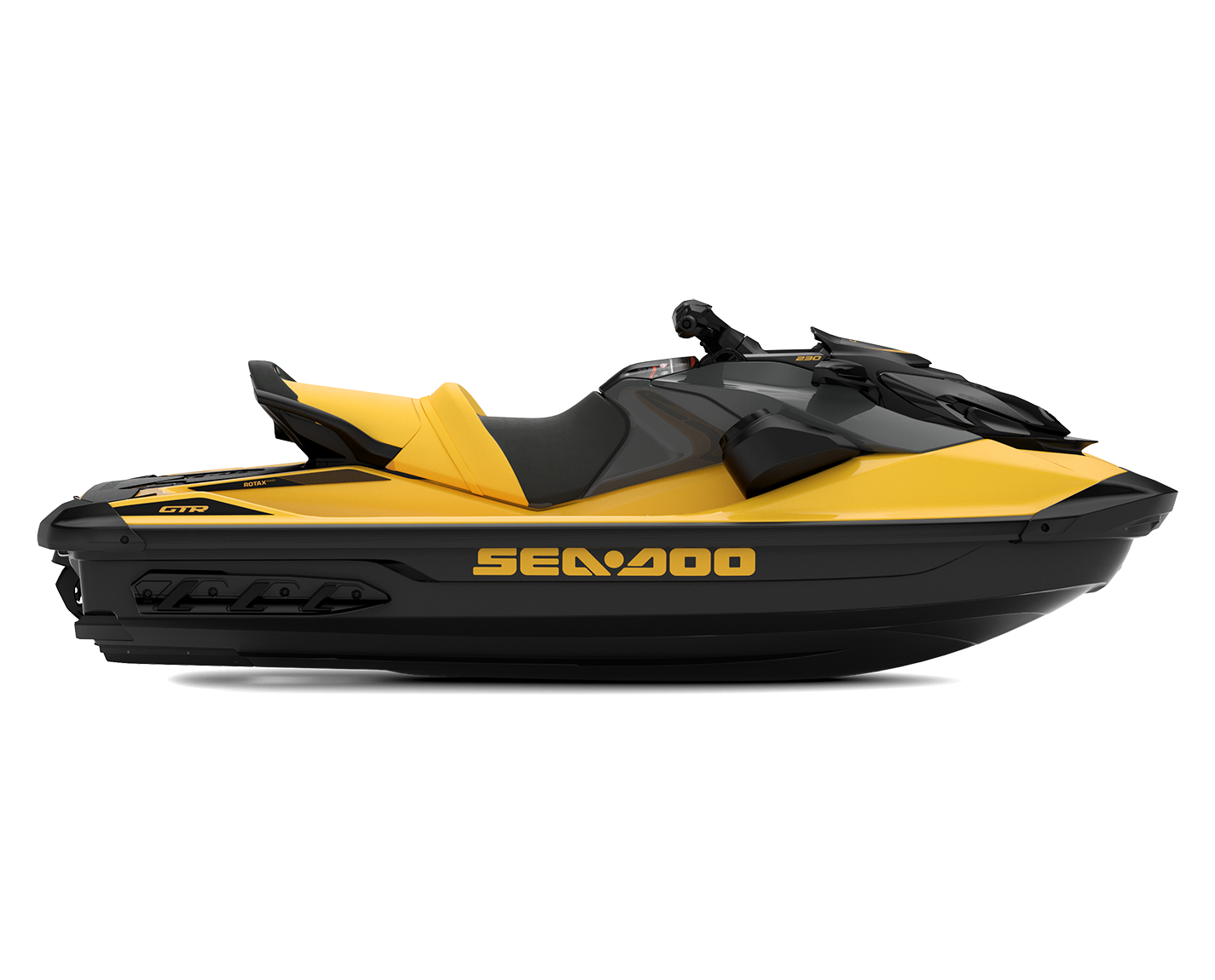 Sea-Doo GTR 230 with sound system MY23 - Millenium Yellow - Side view