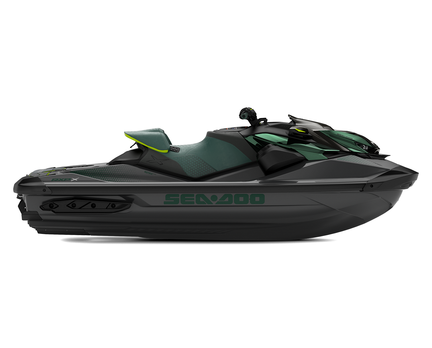 Sea-Doo RXP-X Apex 300 so zvukovým systémom MY23 - Racing Green - Bočný pohľad