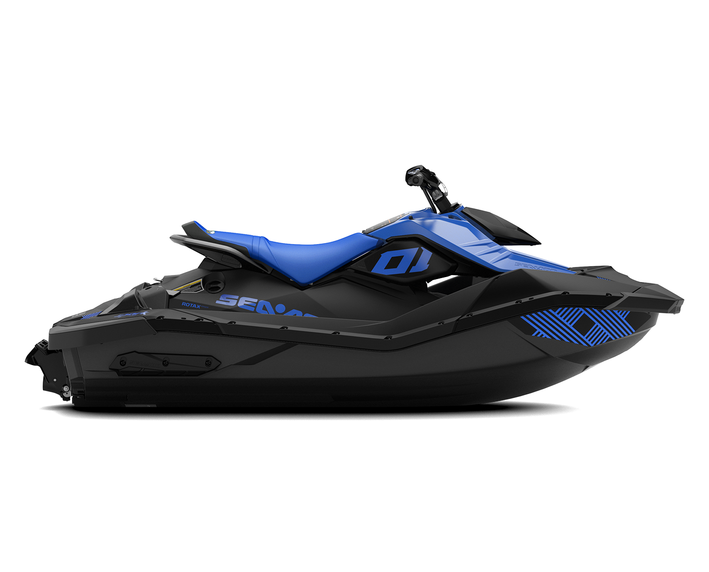 Sea-Doo Spark Trixx 2up without sound system MY23 - Dazzling Blue - Side view