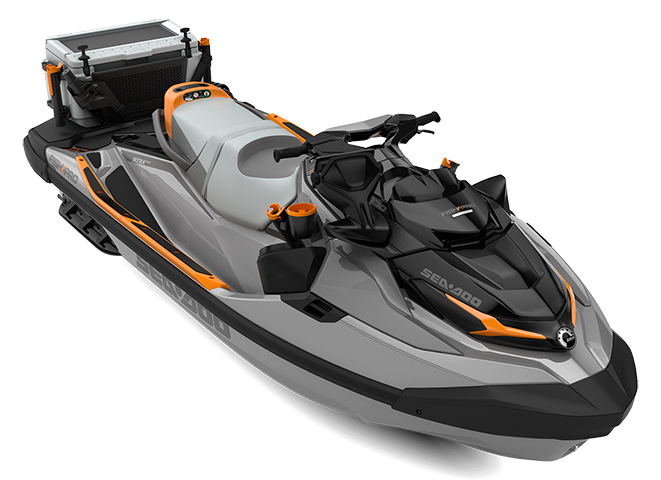 Sea-Doo FishPro Trophy 170 with sound system MY23 - Shark Grey / Orange Crush