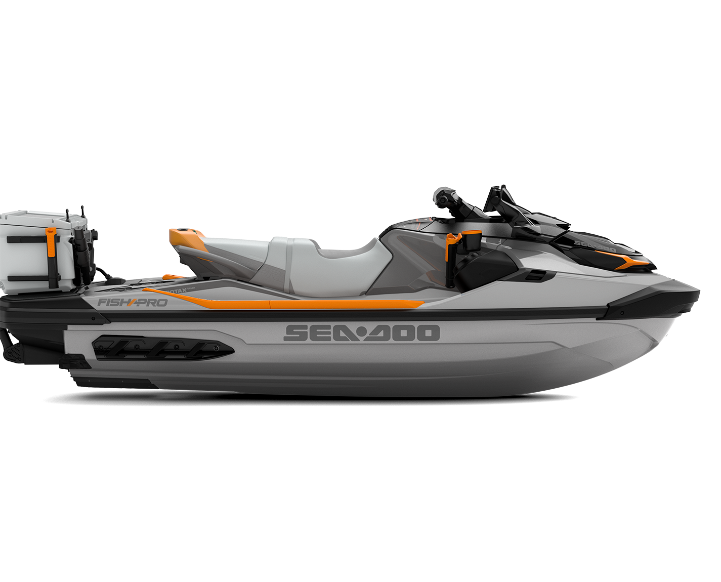 Sea-Doo FishPro Trophy 170 - Shark Grey / Orange Crush - bočný pohľad