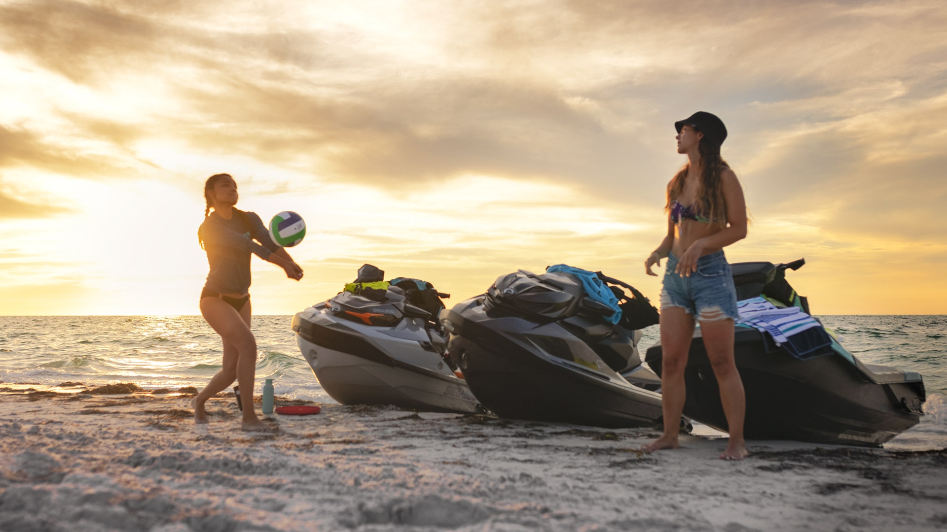 Man riding a Sea-Doo Personal Watercraft