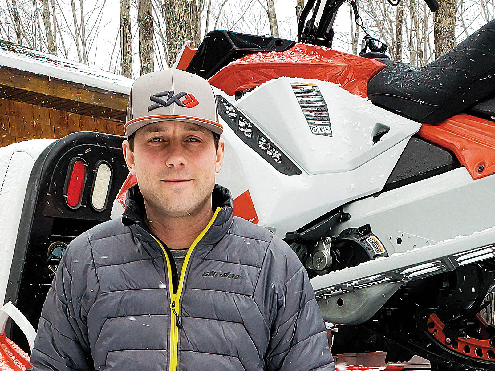 Ski-Doo Ambassador Matt Downey Snowmobile Motorne Sanjke Amabsador