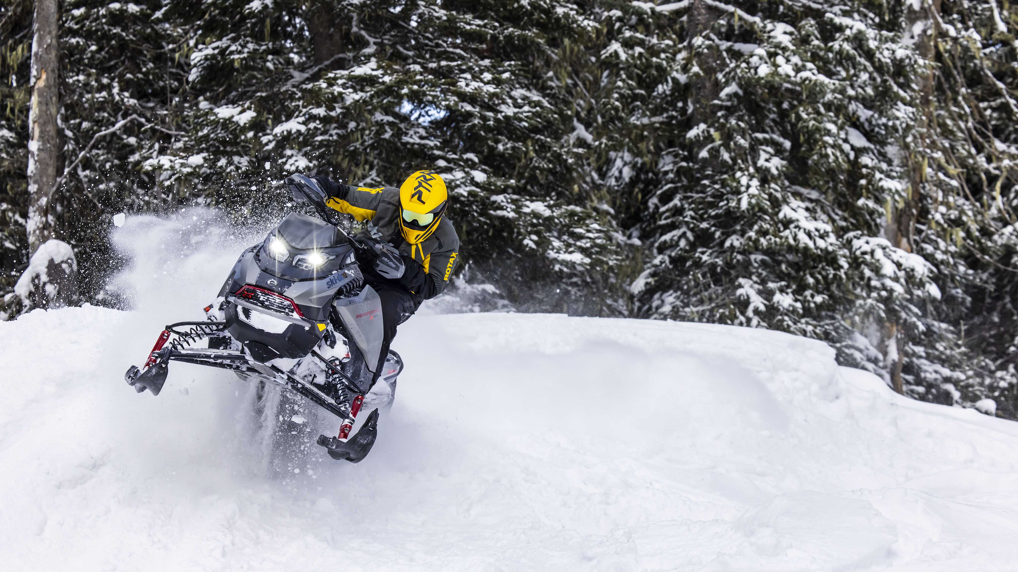 2023 Ski-Doo Renegade on a Snowmobile trail