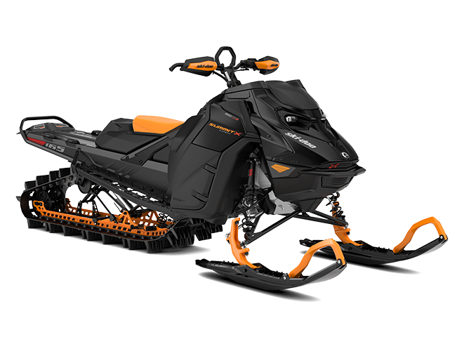 Summit X with Expert Package 850 E-TEC® Turbo R Timeless Black and Orange Crush
