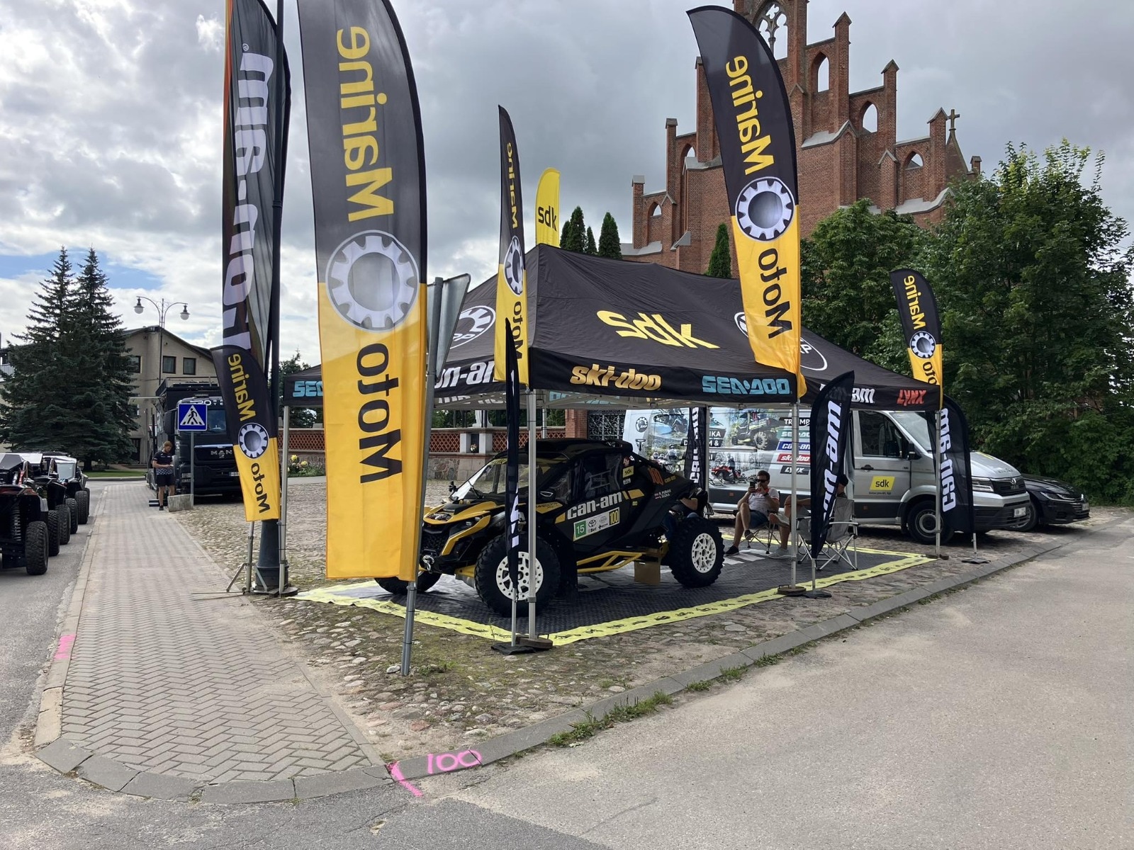 Rolands Puravs / Indulis Sloka, gatava rallija Rokišķis startam 